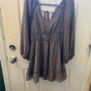 Floral Long Sleeve Dress